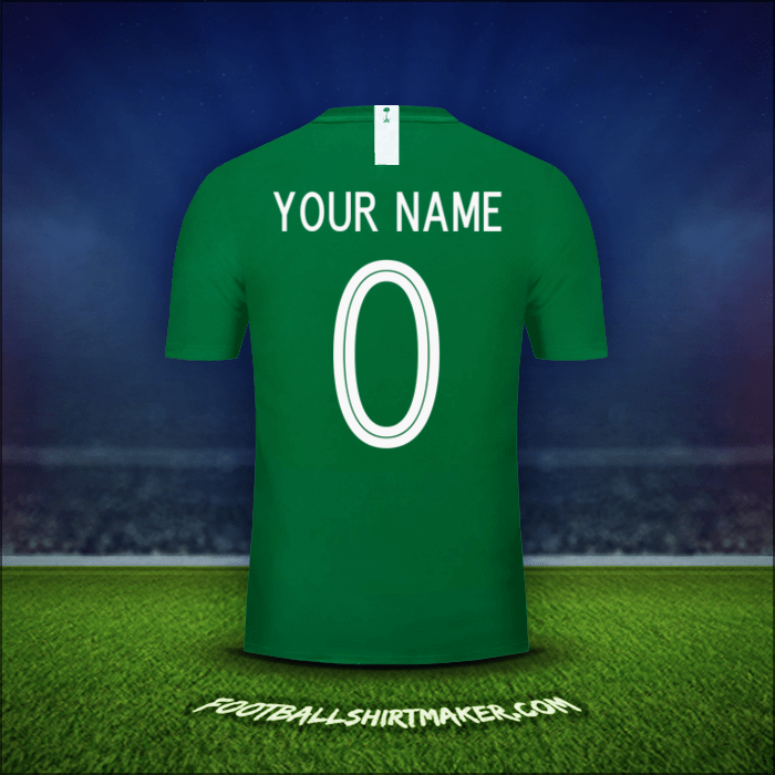 Jersey Saudi Arabia 2018 Away -  your name - 0