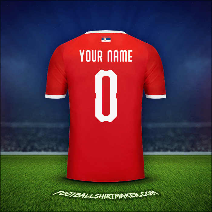 Shirt Serbia 2018 -  your name - 0