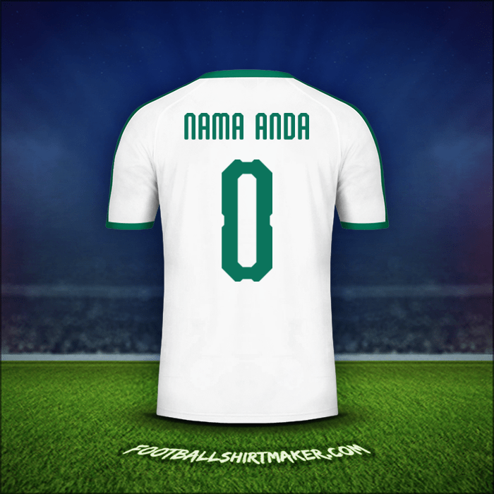 Jersey Senegal 2018 -  nama anda - 0