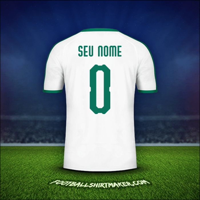 Camisa Senegal 2018 -  seu nome - 0