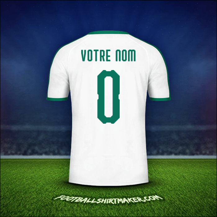 Maillot Sénégal 2018 -  votre nom - 0