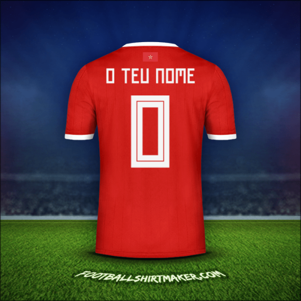 Camisola Marrocos 2018 -  o teu nome - 0