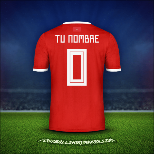 Camiseta Marruecos 2018 -  tu nombre - 0