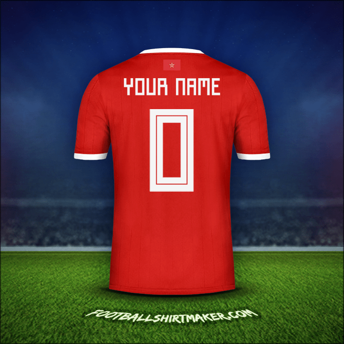 Shirt Morocco 2018 -  your name - 0