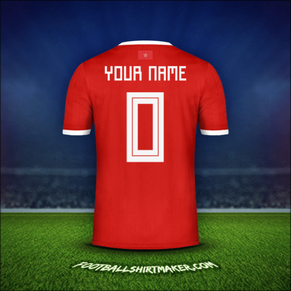 Shirt Morocco 2018 -  your name - 0