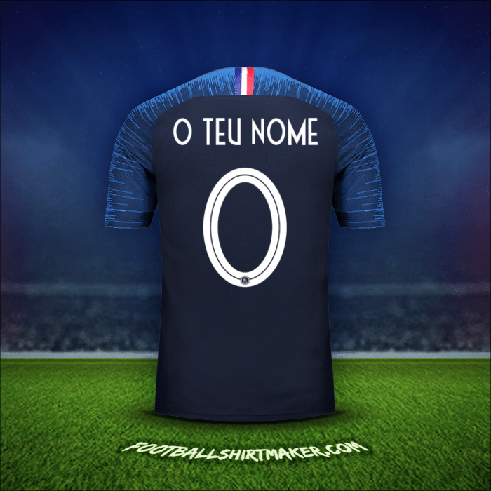 Camisola França 2018 -  o teu nome - 0