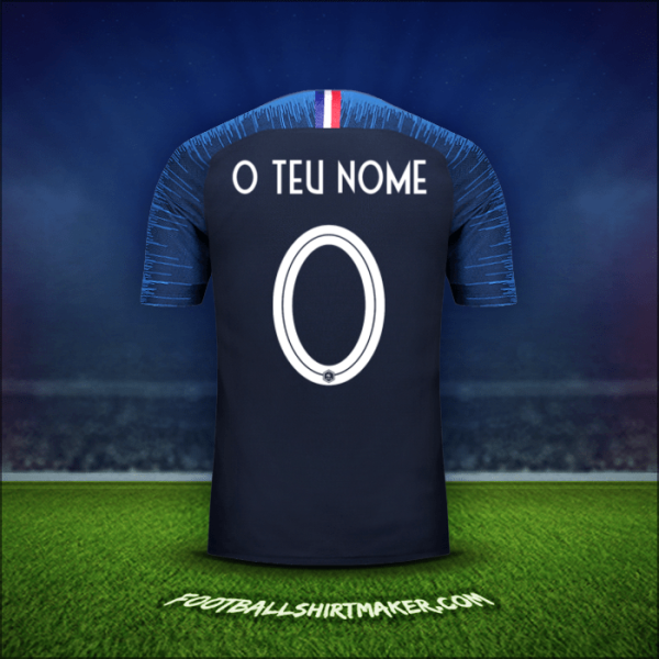 Camisola França 2018 -  o teu nome - 0