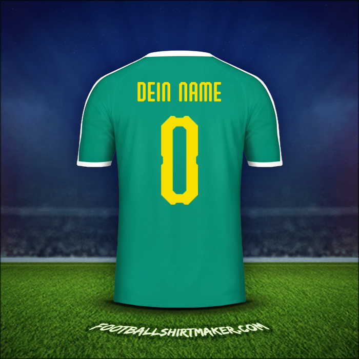 Trikot Senegal 2018 Auswärts -  dein name - 0
