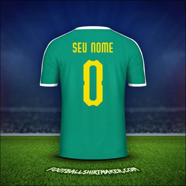 Camisa Senegal 2018 Alternativa -  seu nome - 0