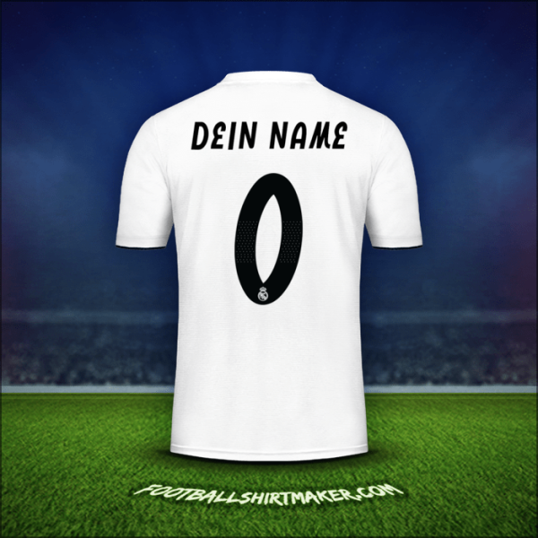 Trikot Real Madrid CF Cup 2018/19 -  dein name - 0