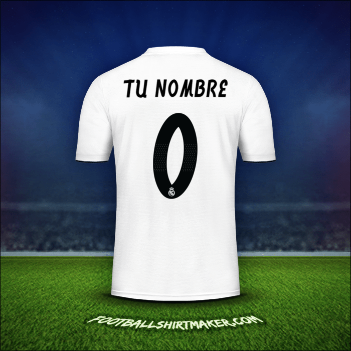 Camiseta Real Madrid CF Cup 2018/19 -  tu nombre - 0