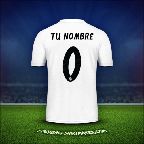 Camiseta Real Madrid CF Cup 2018/19 -  tu nombre - 0