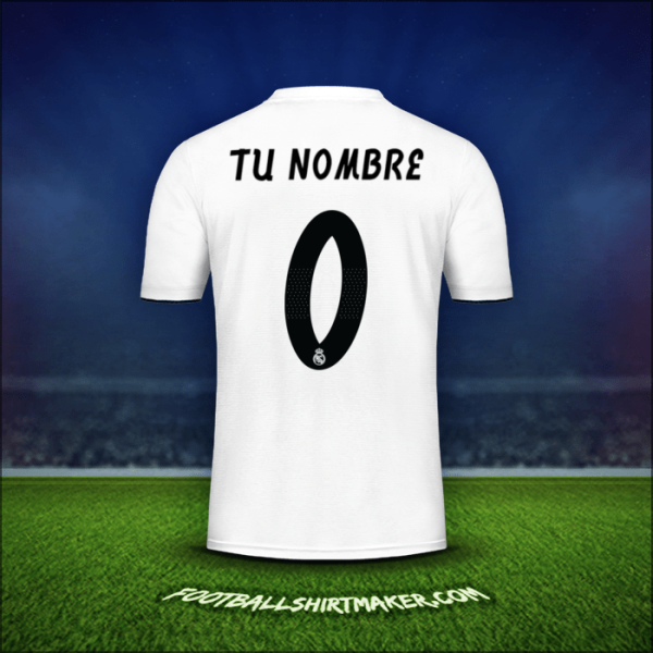 Camiseta Real Madrid CF Cup 2018/19 -  tu nombre - 0