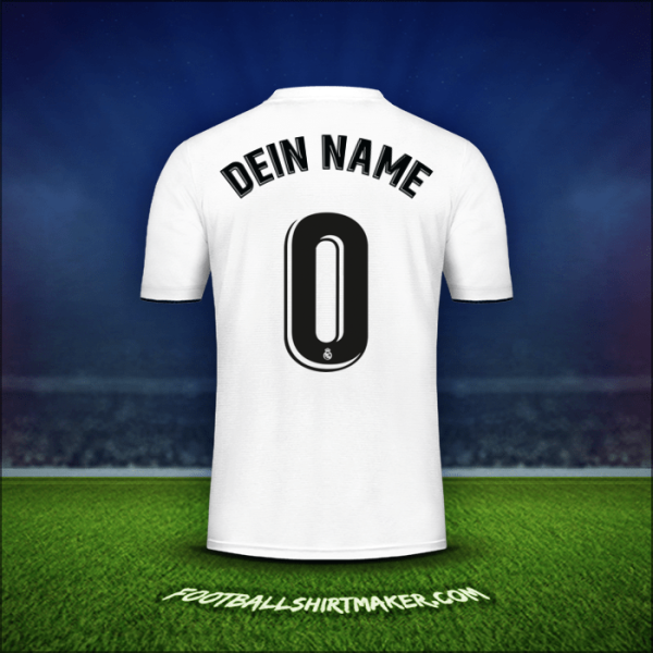 Trikot Real Madrid CF 2018/19 -  dein name - 0