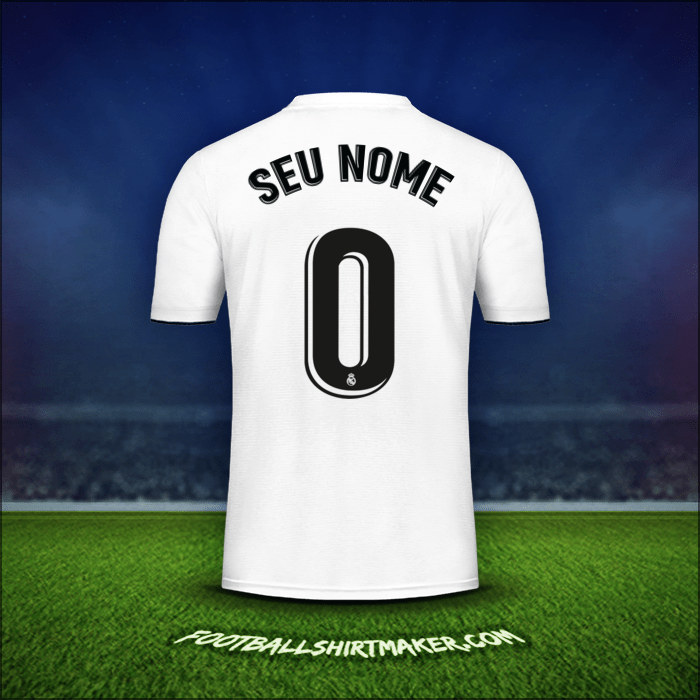 Camisa Real Madrid CF 2018/19 -  seu nome - 0