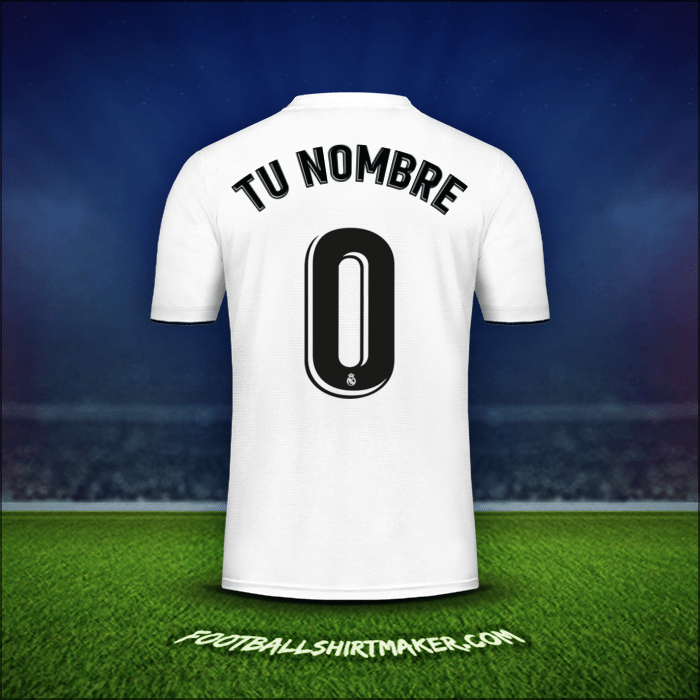 Camiseta Real Madrid CF 2018/19 -  tu nombre - 0
