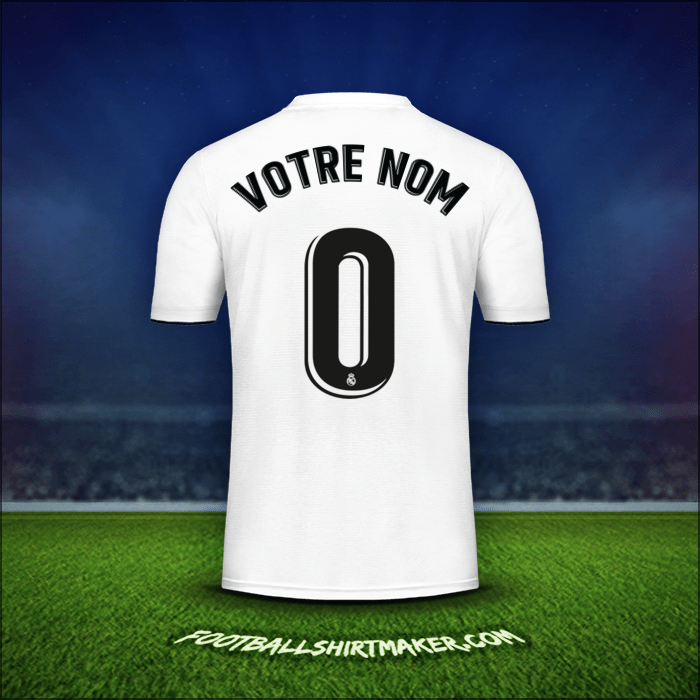 Maillot Real Madrid CF 2018/19 -  votre nom - 0