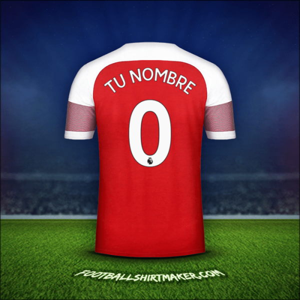 Jersey Arsenal 2018/19 -  tu nombre - 0