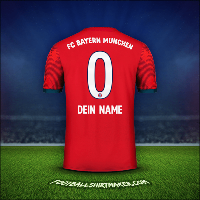 Trikot FC Bayern Munchen 2018/19 -  dein name - 0