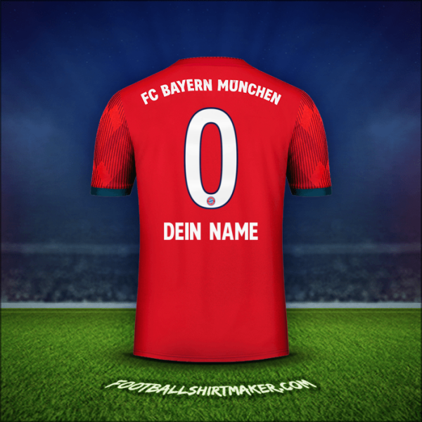 Trikot FC Bayern Munchen 2018/19 -  dein name - 0