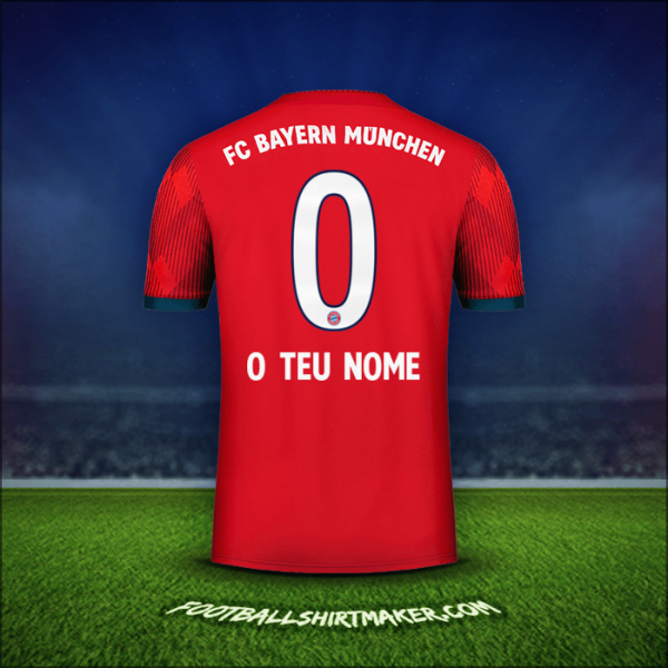 Camisola FC Bayern Munchen 2018/19 -  o teu nome - 0
