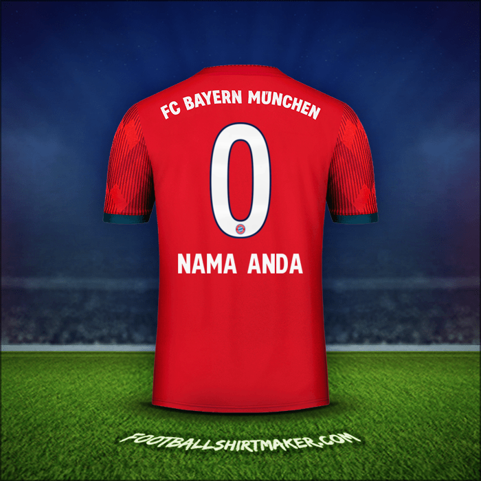 Jersey FC Bayern Munchen 2018/19 -  nama anda - 0