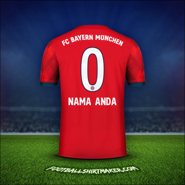 Jersey FC Bayern Munchen 2018/19 -  nama anda - 0