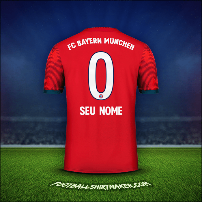 Camisa FC Bayern Munchen 2018/19 -  seu nome - 0