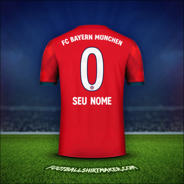 Camisa FC Bayern Munchen 2018/19 -  seu nome - 0