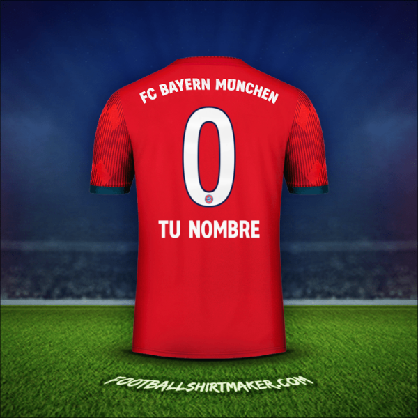 Camiseta FC Bayern Munchen 2018/19 -  tu nombre - 0