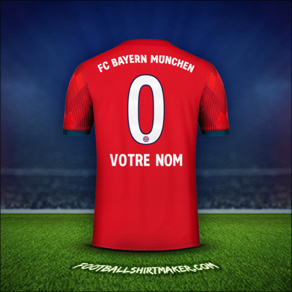 Maillot FC Bayern Munchen 2018/19 -  votre nom - 0