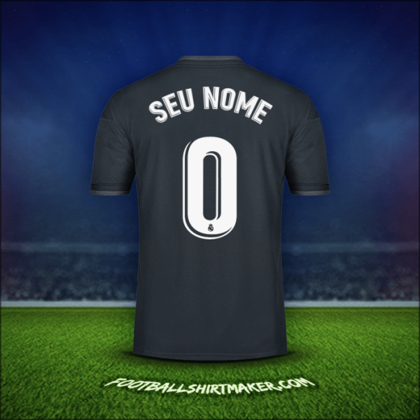 Camisa Real Madrid CF 2018/19 Alternativa -  seu nome - 0