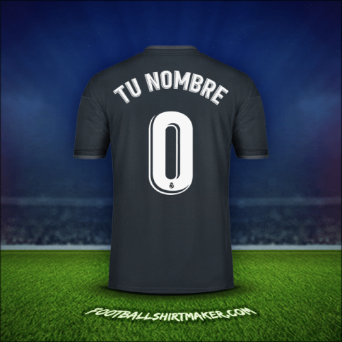 Jersey Real Madrid CF 2018/19 Visita -  tu nombre - 0