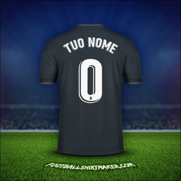 Maglia Real Madrid CF 2018/19 Seconda -  tuo nome - 0