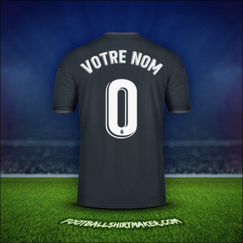 Maillot Real Madrid CF 2018/19 Extérieur -  votre nom - 0