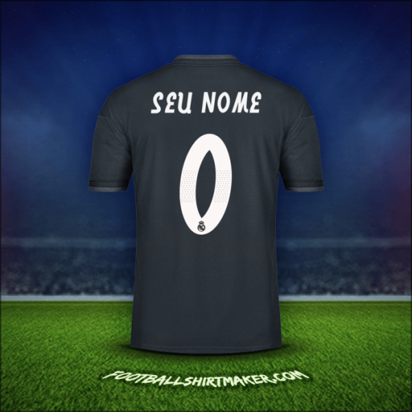 Camisa Real Madrid CF Cup 2018/19 Alternativa -  seu nome - 0