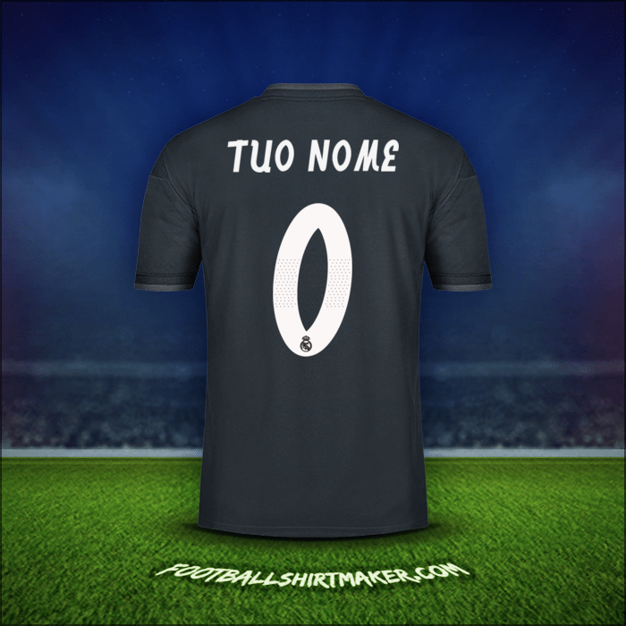 Maglia Real Madrid CF Cup 2018/19 Seconda -  tuo nome - 0