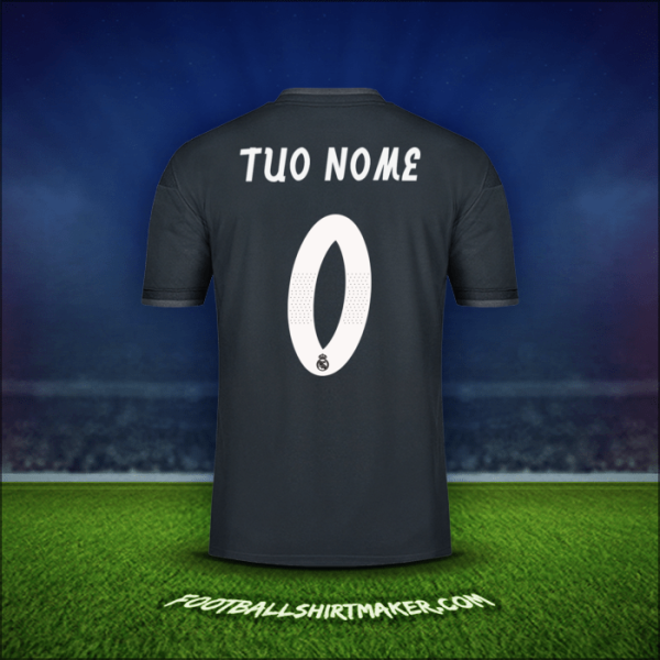 Maglia Real Madrid CF Cup 2018/19 Seconda -  tuo nome - 0