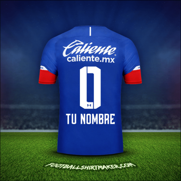 Camiseta Cruz Azul 2018/19 -  tu nombre - 0
