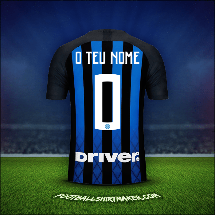 Camisola Inter 2018/19 -  o teu nome - 0