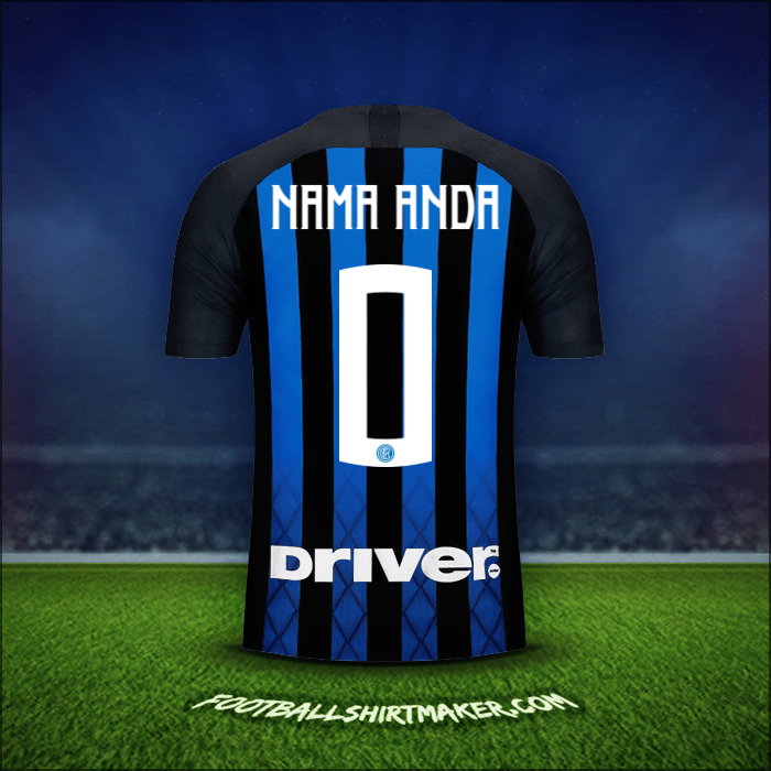 Jersey Inter 2018/19 -  nama anda - 0