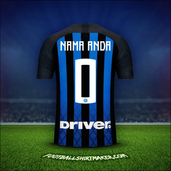 Jersey Inter 2018/19 -  nama anda - 0