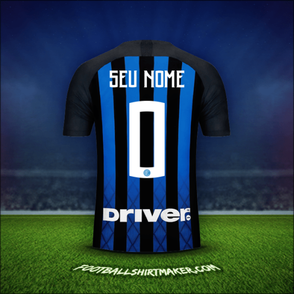 Camisa Inter 2018/19 -  seu nome - 0