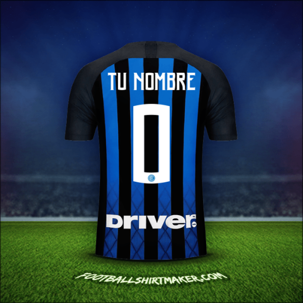 Camiseta Inter 2018/19 -  tu nombre - 0