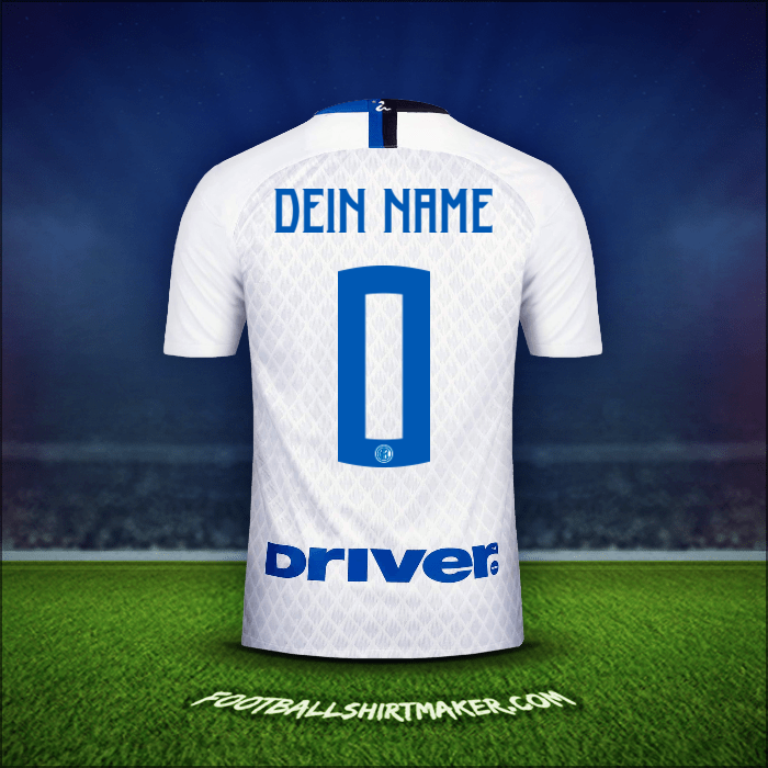 Trikot Inter 2018/19 Auswärts -  dein name - 0
