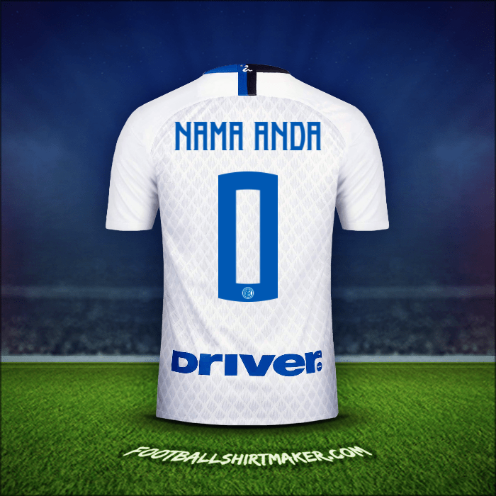 Jersey Inter 2018/19 Alternatif -  nama anda - 0