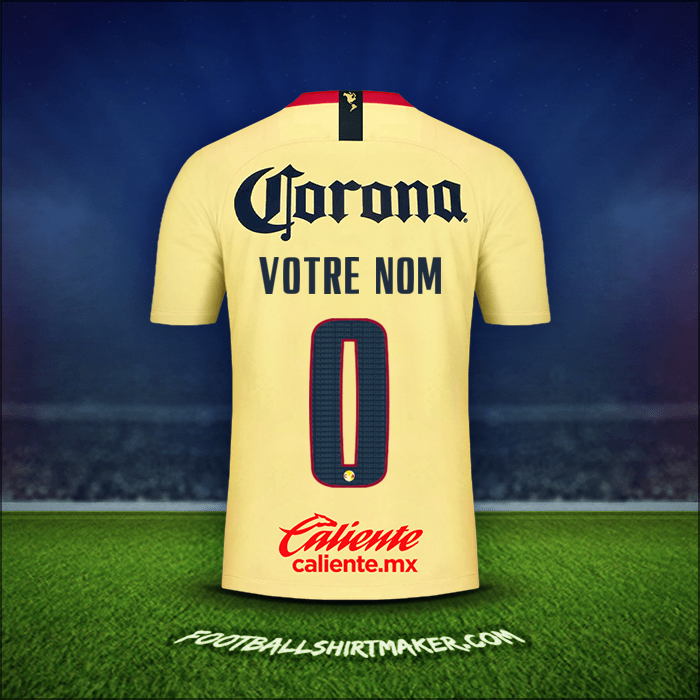 Maillot Club America 2018/19 -  votre nom - 0