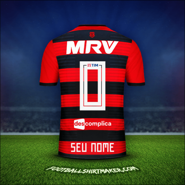 Camisa Flamengo 2018/19 -  seu nome - 0