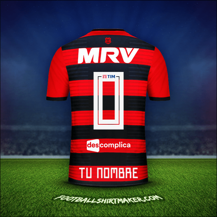 Camiseta Flamengo 2018/19 -  tu nombre - 0