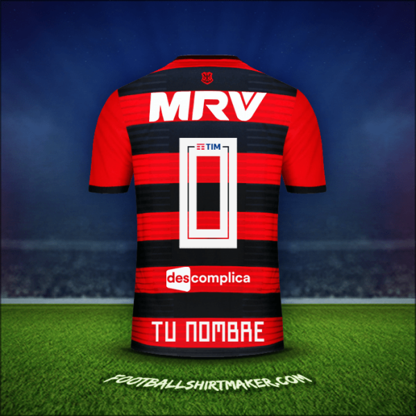 Camiseta Flamengo 2018/19 -  tu nombre - 0